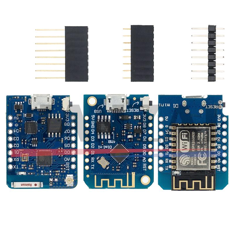 Esp8266 Nodemcu Board - WeMos D1 Mini Pro V3.0.0 байт