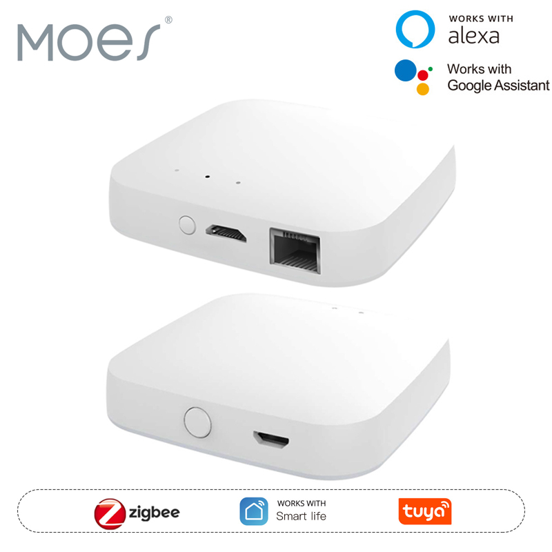 Matter Hub Thread - MOES Tuya ZigBee3.0 Smart Hub, беспроводной/проводной