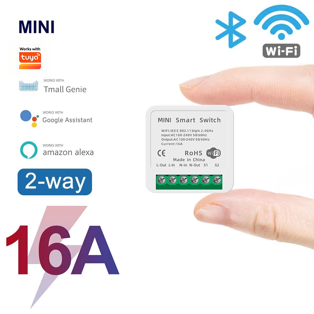 Home Automation Technology - Умный Wi-Fi выключатель Mini 16A для