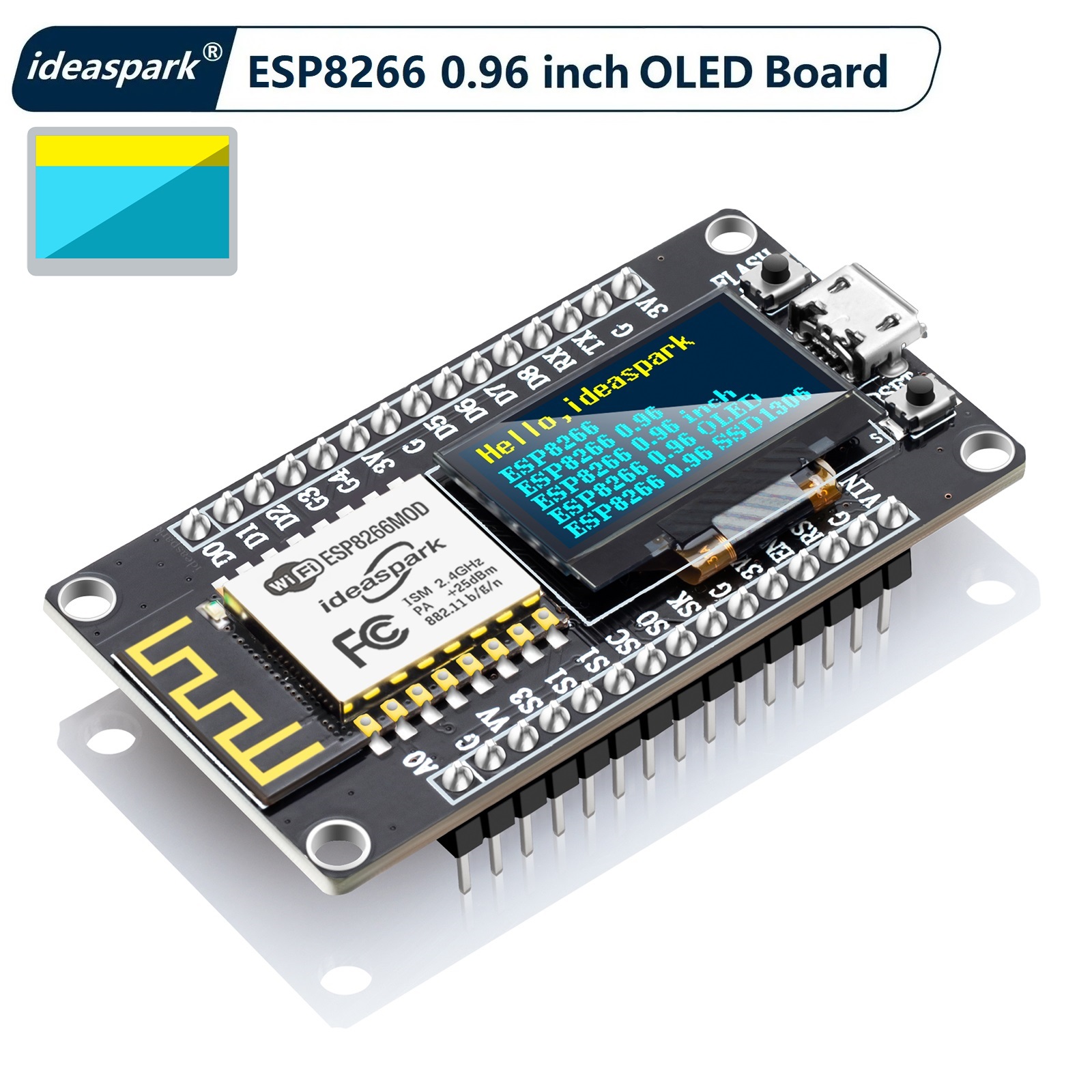 Esp8266 Nodemcu Board - Макетная плата NodeMCU ESP8266 с OLED-дисплеем
