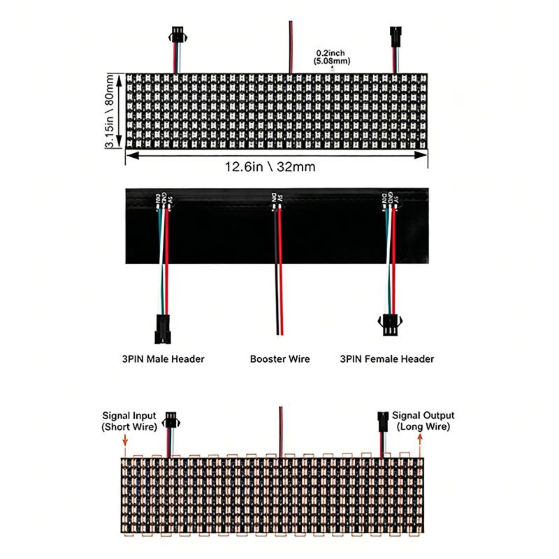 Rgb Led Matrix 8X8 - Матричная панель WS2812B Smart Pixel Module