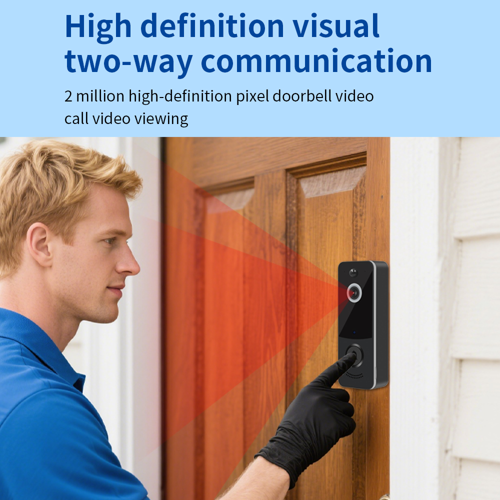1080P WIFI видео дверной звоно – обзор и цена Smart Doorbell Wired