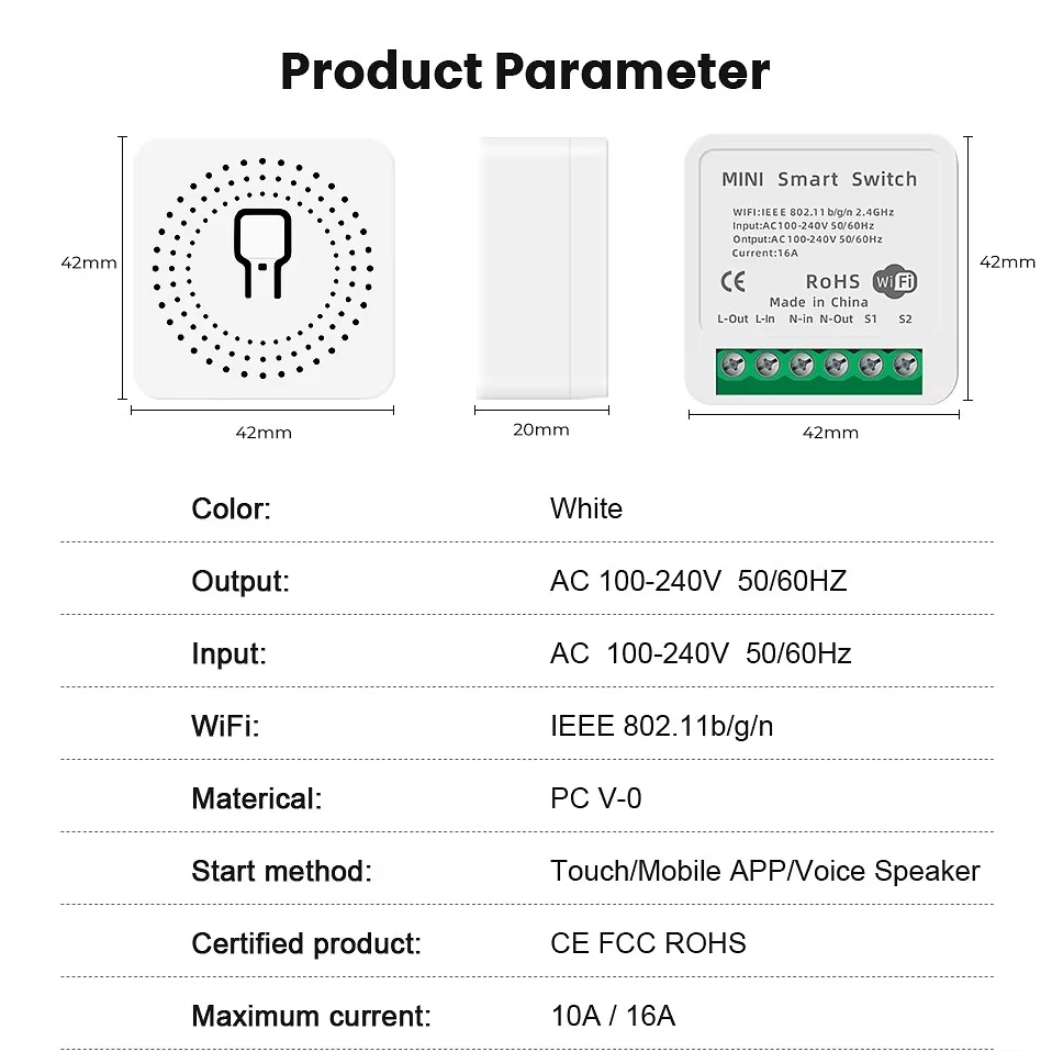 Мини-выключатель Wi-Fi 16А с у – обзор и цена Home Automation Technology