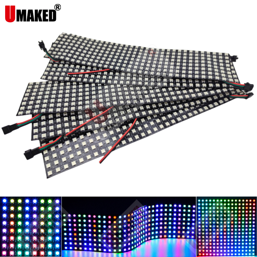 2 шт. WS2812B, индивидуально а – обзор и цена Rgb Led Matrix 8X8