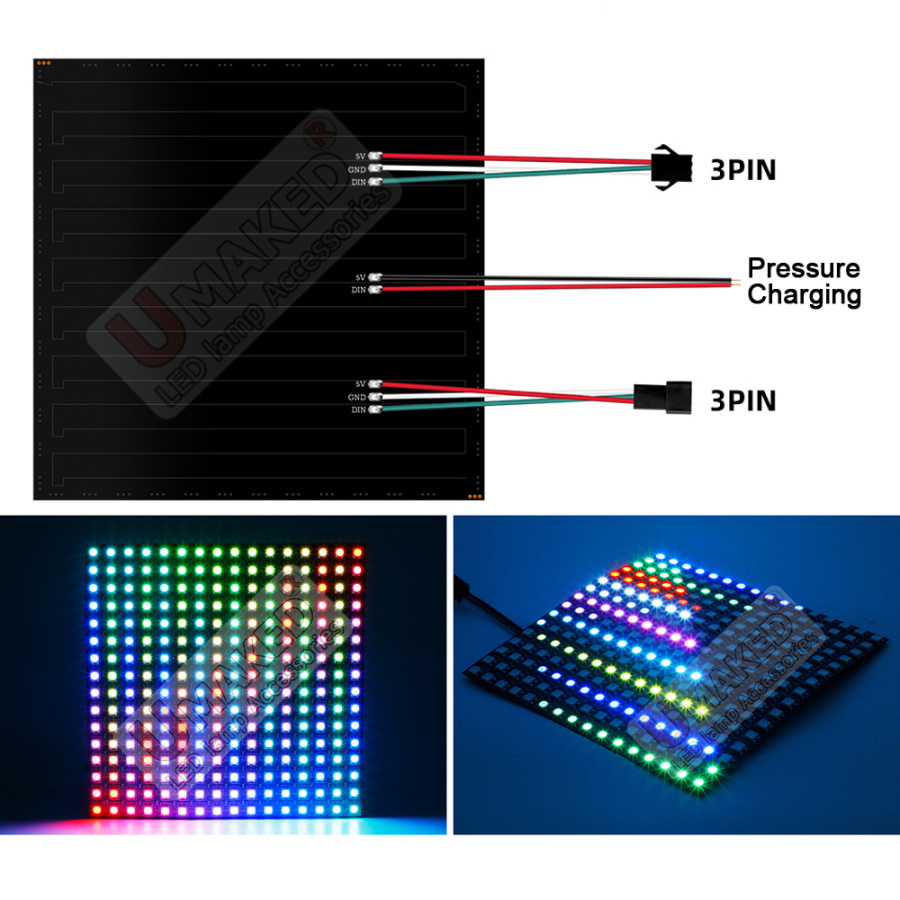 2 шт. WS2812B, индивидуально а – обзор и цена Rgb Led Matrix 8X8