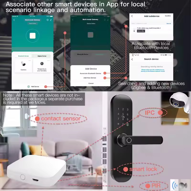 MOES Tuya ZigBee3.0 Smart Hub, – обзор и цена Matter Hub Thread