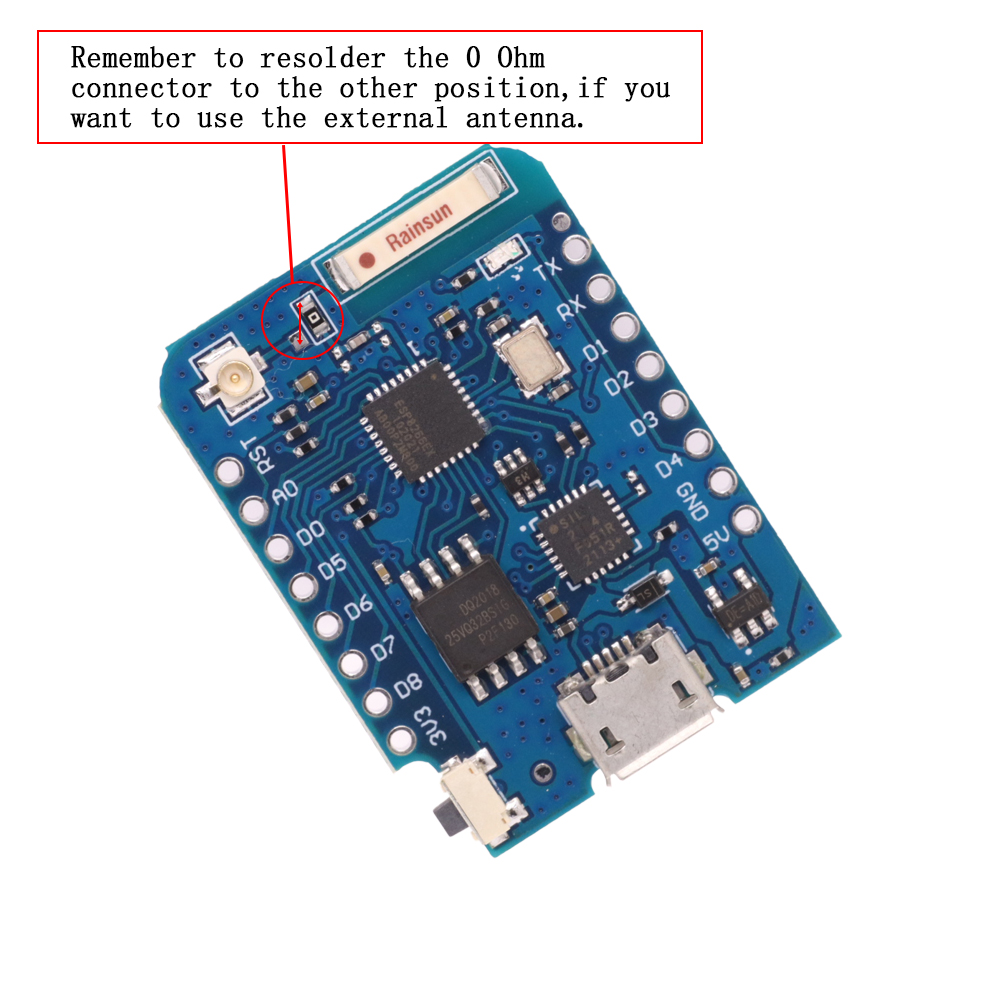 Плата разработки WeMos D1 Mini – обзор и цена Esp8266 Nodemcu Board