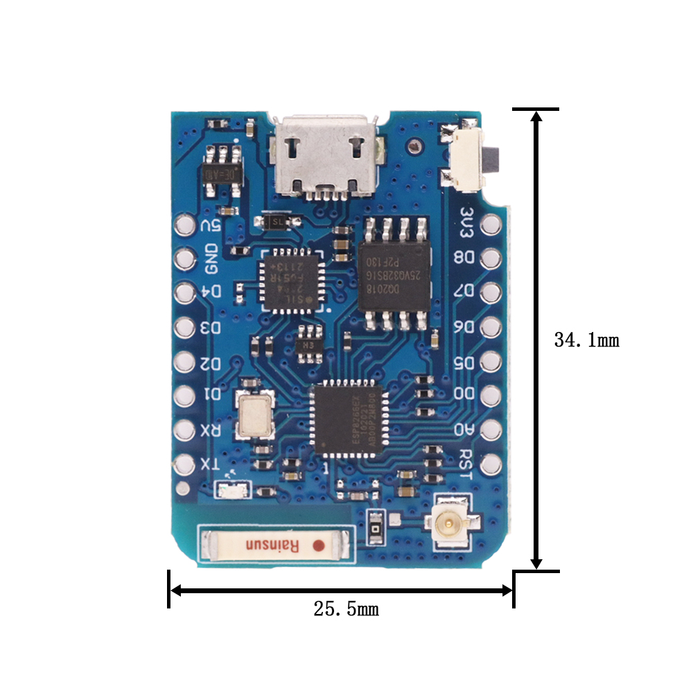 Плата разработки WeMos D1 Mini – обзор и цена Esp8266 Nodemcu Board
