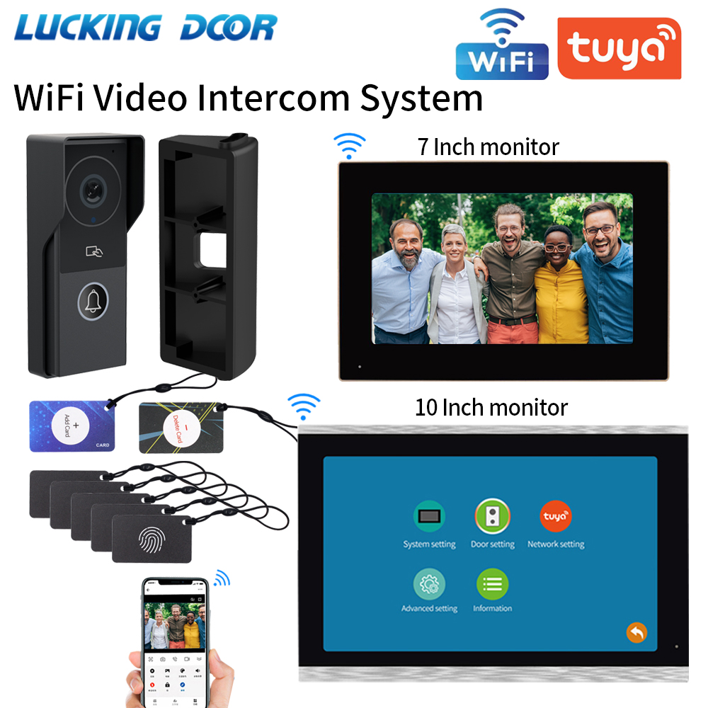 7/10-дюймовый видеодомофон 108 – обзор и цена Smart Doorbell Wired