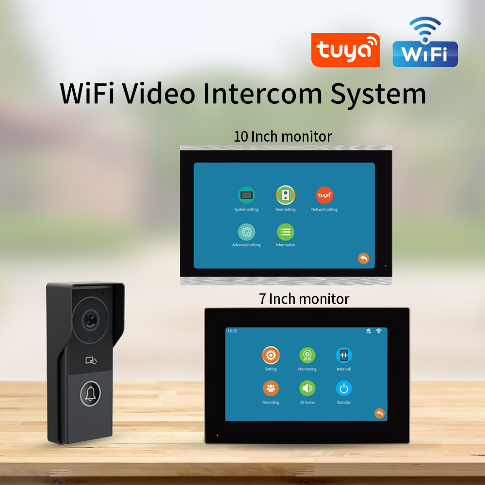 7/10-дюймовый видеодомофон 108 – обзор и цена Smart Doorbell Wired