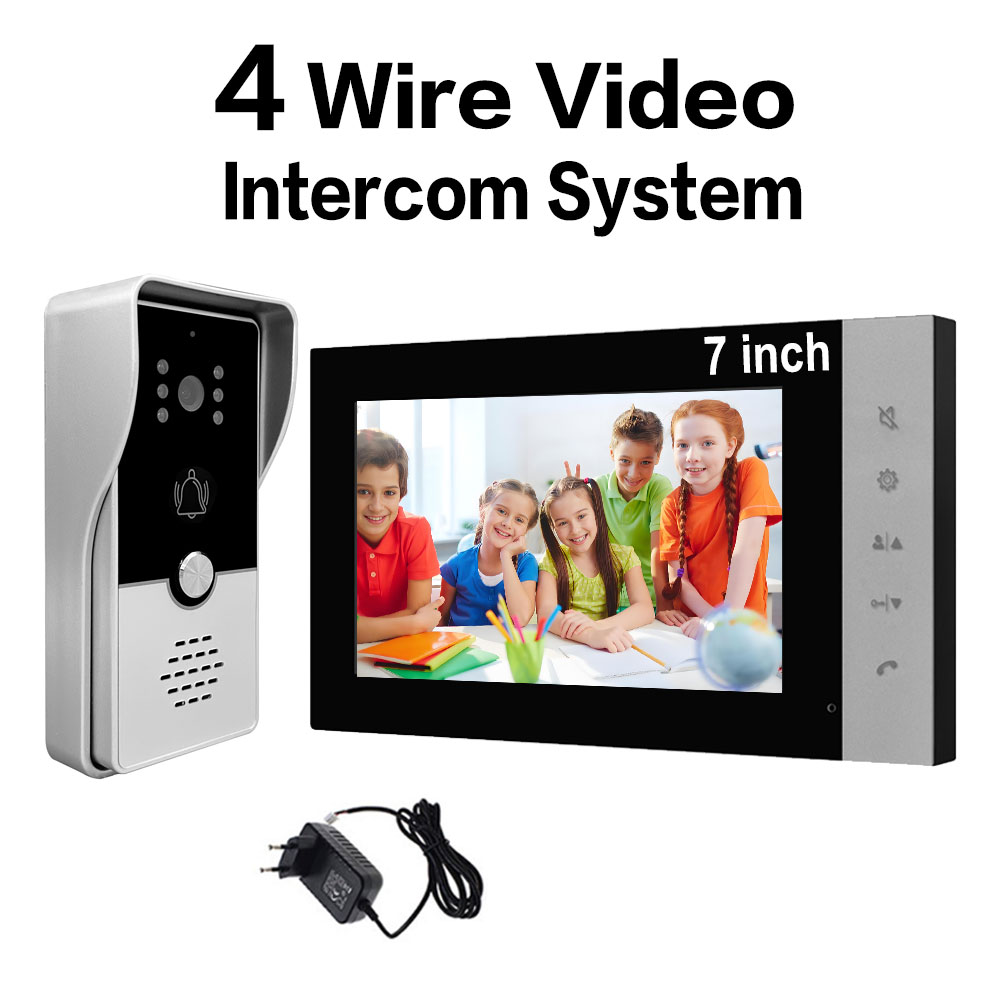 4-проводной 7-дюймовый проводн – обзор и цена Smart Doorbell Wired