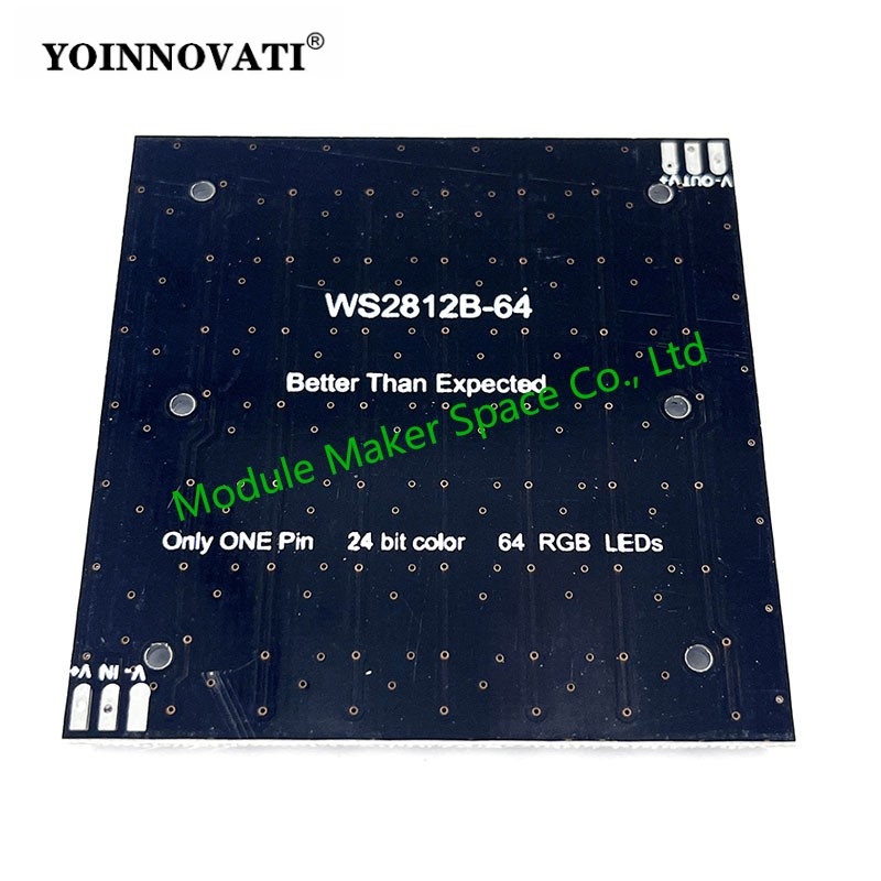 Светодиодная матрица WS2812 50 – обзор и цена Rgb Led Matrix 8X8