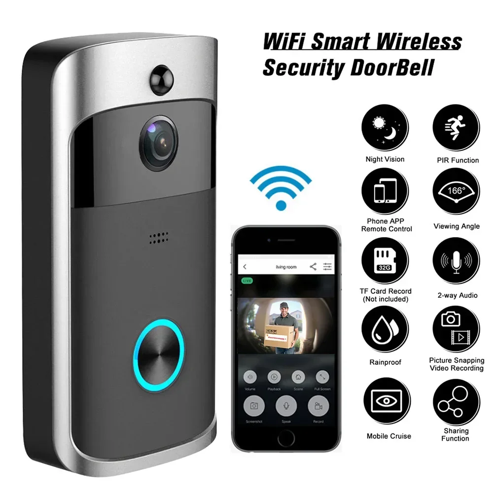 Новый беспроводной Wi-Fi видео – обзор и цена Smart Doorbell Wired