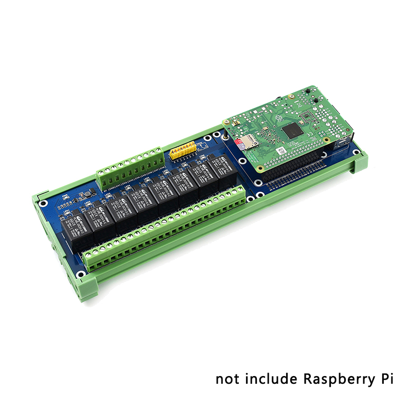 Raspberry Pi 5 / 4B 8-канальна – обзор и цена Relay 8 Channel Board