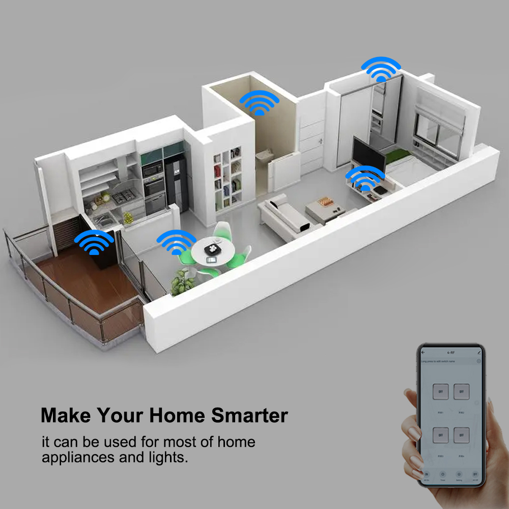 Умный 4-канальный релейный мод – обзор и цена Home Automation Technology