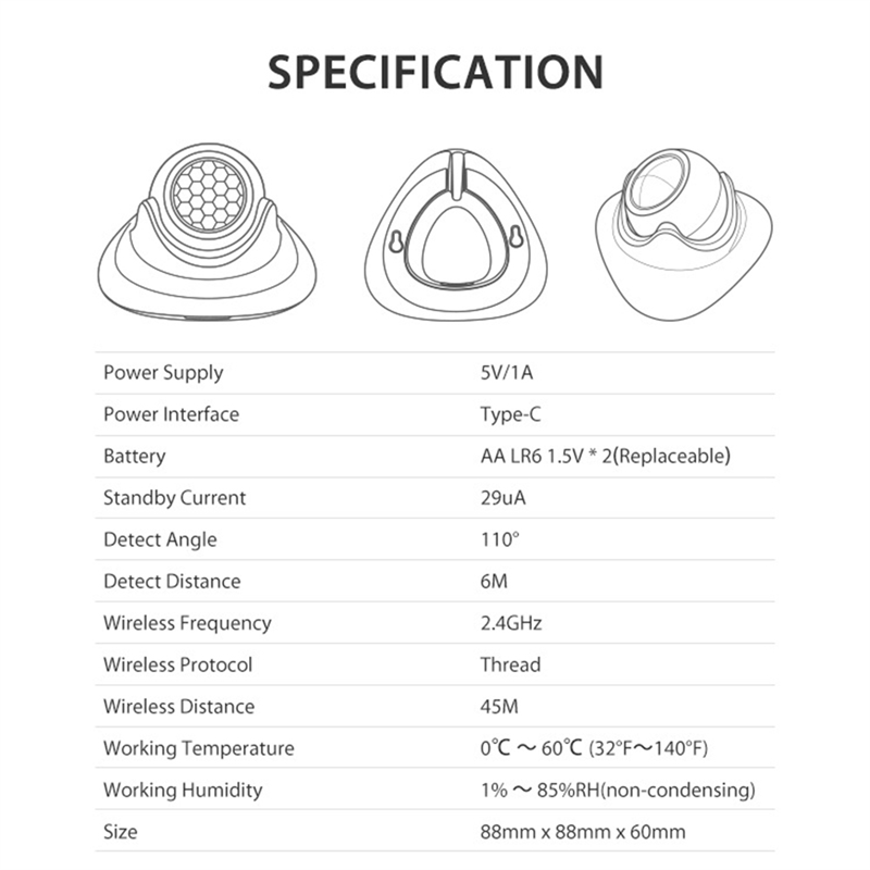 FEDI-Matter Thread Датчик прис – обзор и цена Matter Hub Thread
