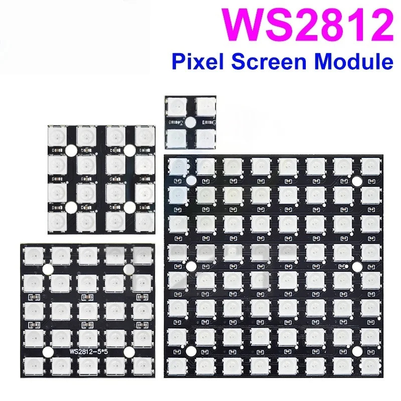 НОВАЯ светодиодная матрица WS2 – обзор и цена Rgb Led Matrix 8X8