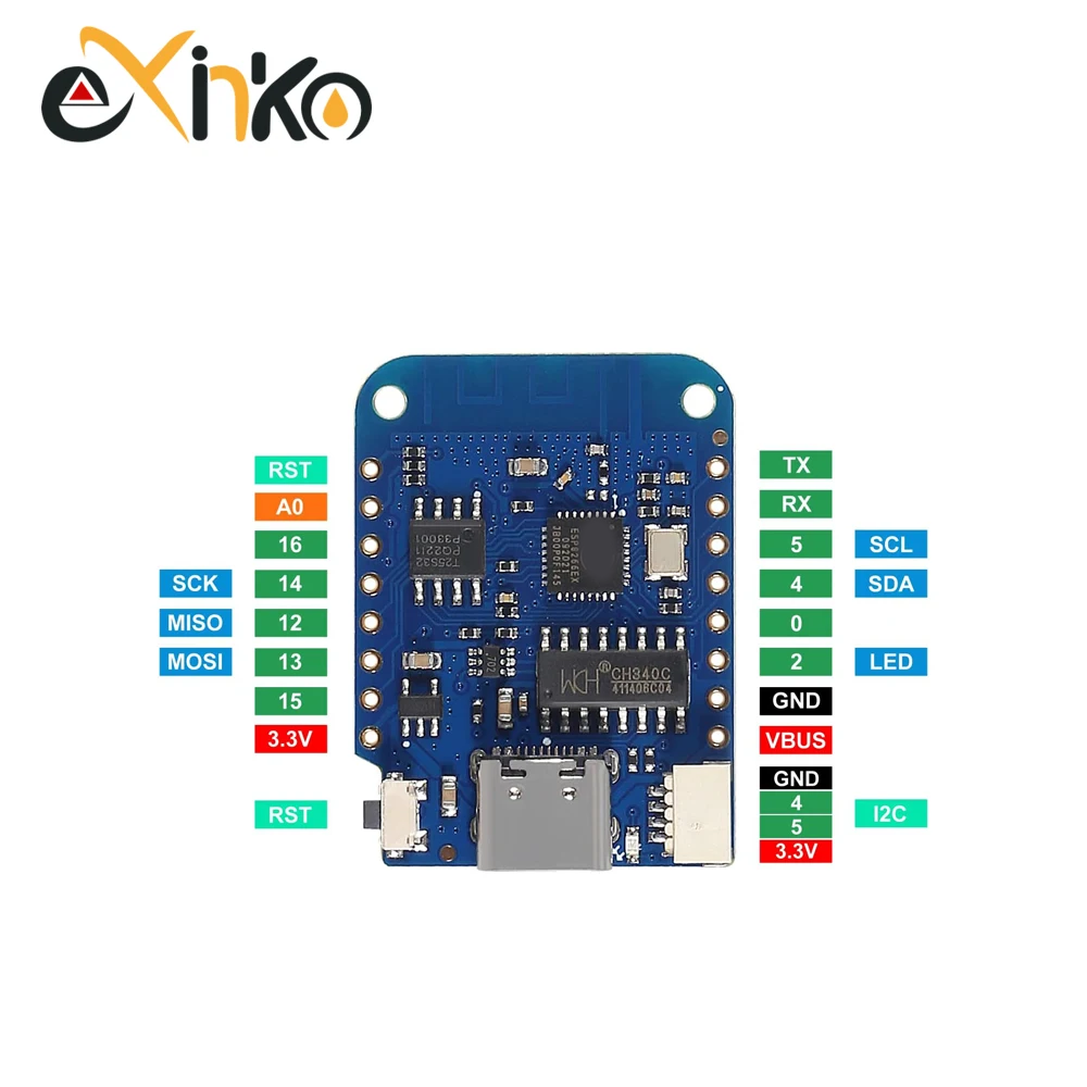1/5/10 шт. WeMos D1 Mini ESP82 – обзор и цена Esp8266 Nodemcu Board